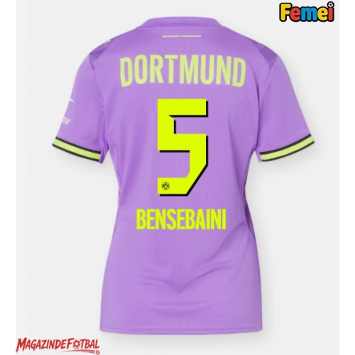 Borussia Dortmund Ramy Bensebaini #5 Tricou Fotbal Replică 2026-27 Femei Treilea Borussia Dortmund Ramy Bensebaini #5 Tricou Fotbal Replică 2026-27 Femei Treilea